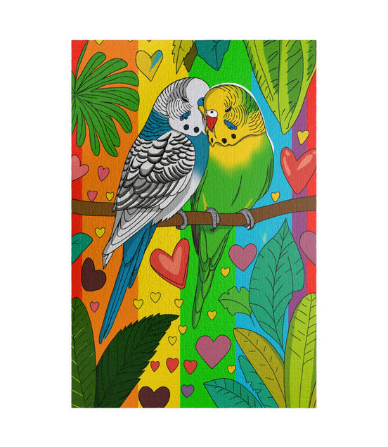 Colorful Love Birds Puzzle, Fun Family Game, 110-252-520-1014 Piece Jigsaw, Perfect Gift for Bird Lovers, Home Decor Activity