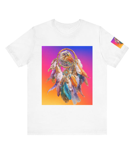Dreamcatcher Vibes Unisex Tee - Boho Style, Festival Wear, Dreamer Gift, Spiritual Apparel, Summer Top, Unique Graphic T-Shirt