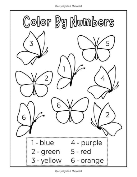 Rainbow Garden Learning Coloring Book: I LUV EZ Coloring Book