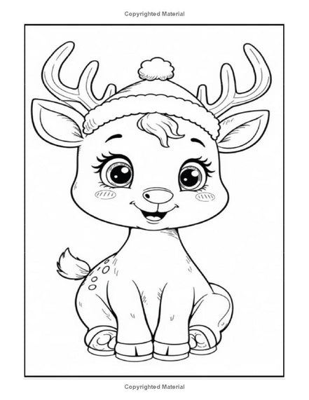 Christmas Magic Coloring Book: I LUV EZ Coloring Book