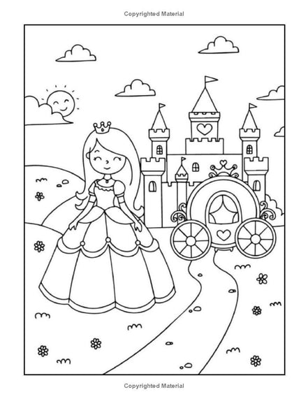 Princess: I LUV EZ Coloring Book