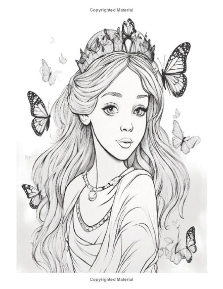 Princess: I LUV EZ Coloring Book
