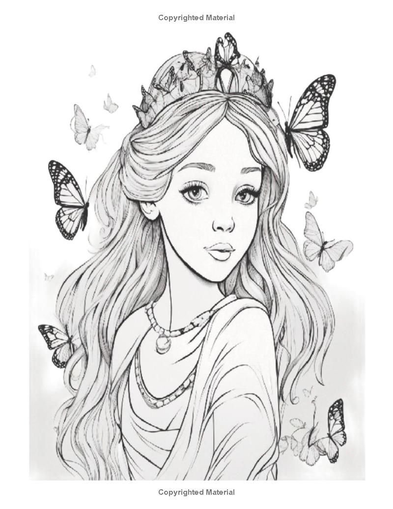 Princess: I LUV EZ Coloring Book