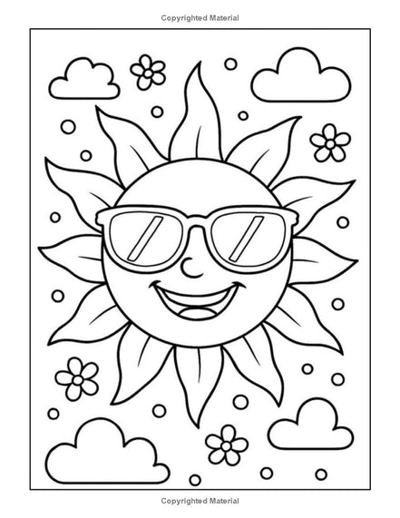 Super Fun Coloring Book: I LUV EZ Coloring Book