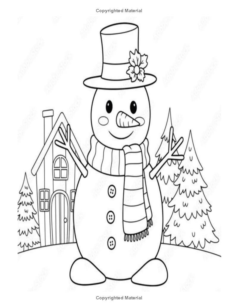 Holiday Joy: I LUV EZ Coloring Book