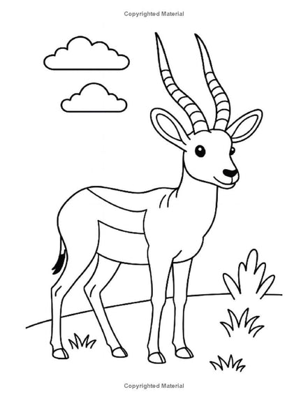 Cute EZ Animals: I LUV EZ Coloring Book