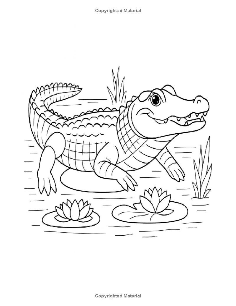 Fun EZ Animals: I LUV EZ Coloring Book