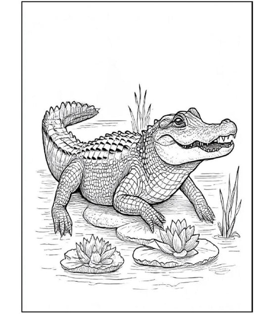 Animals Life-Like: I LUV EZ Coloring Book