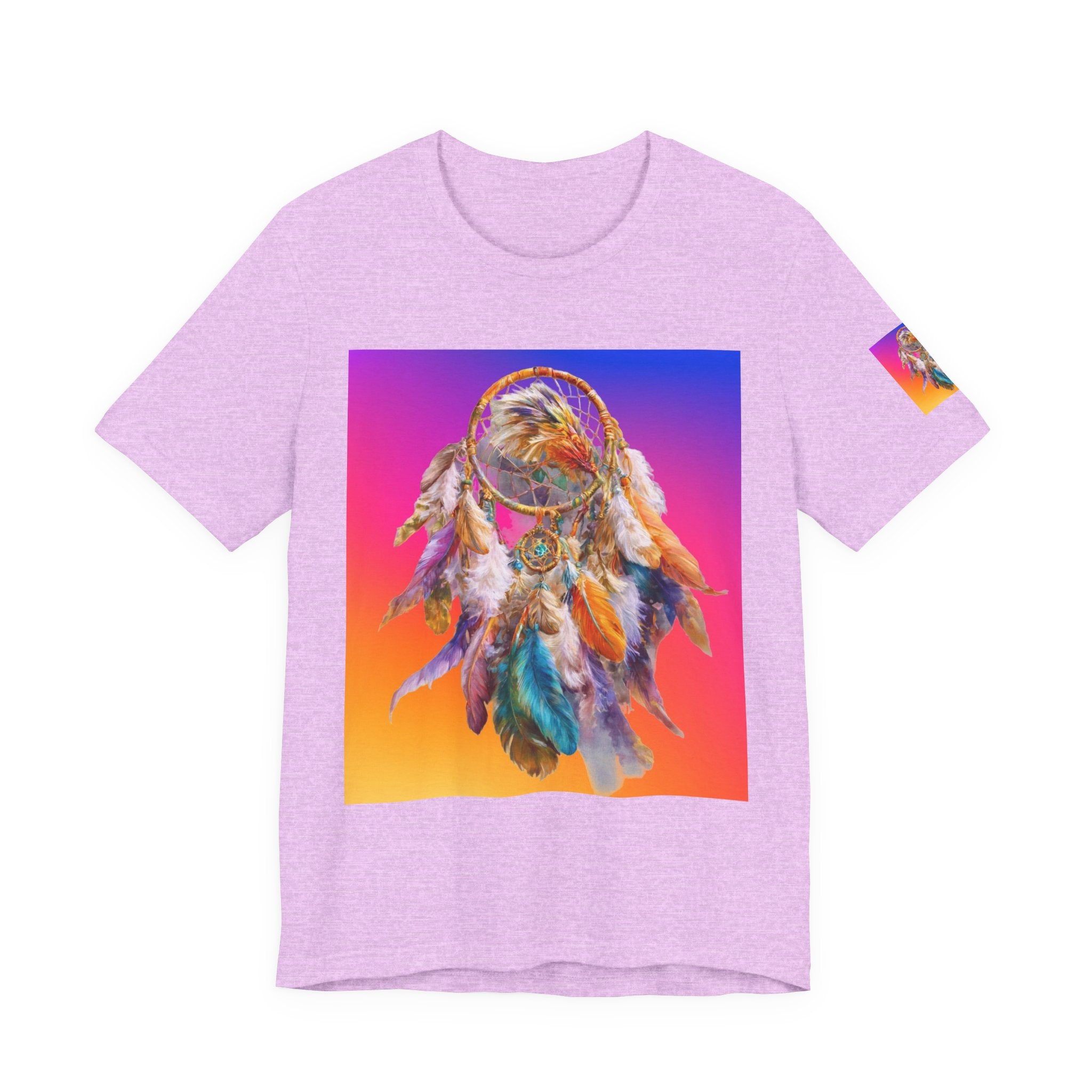 Dreamcatcher Vibes Unisex Tee - Boho Style, Festival Wear, Dreamer Gift, Spiritual Apparel, Summer Top, Unique Graphic T-Shirt