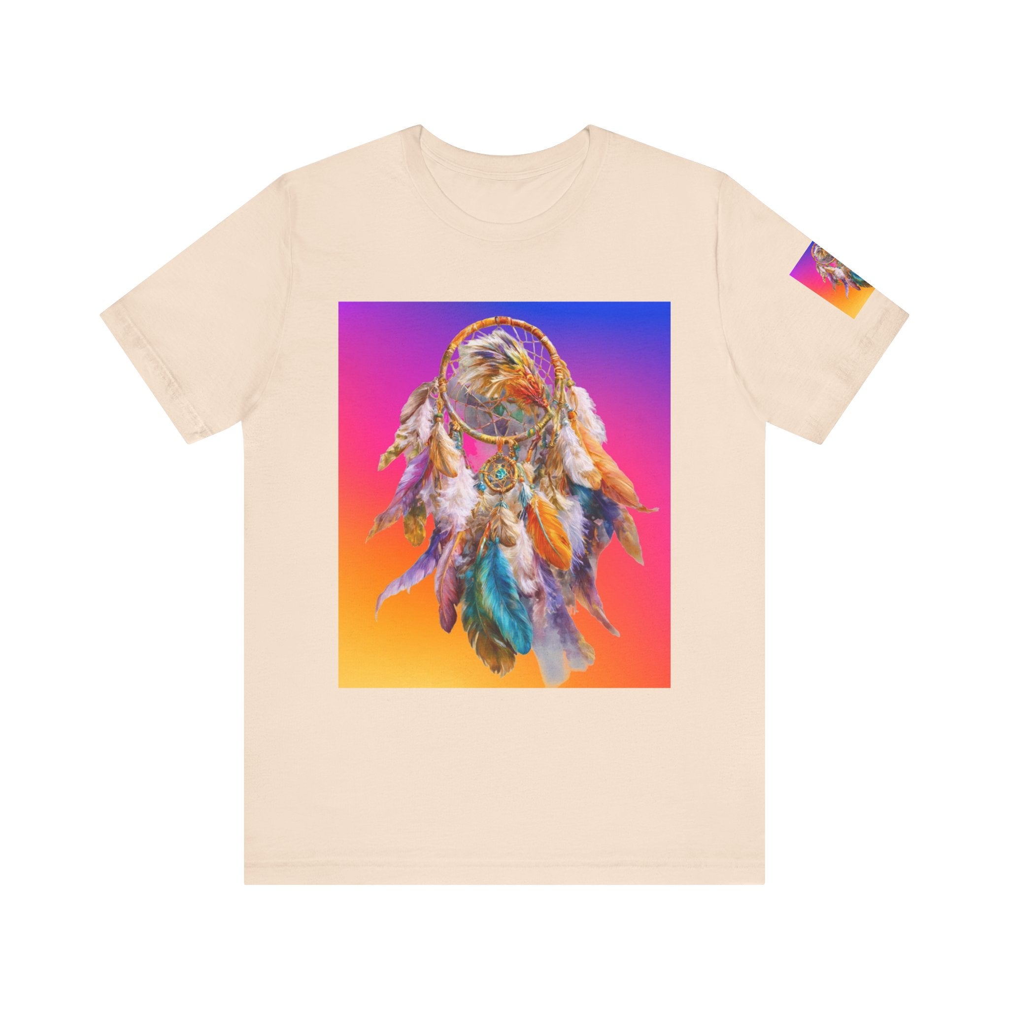 Dreamcatcher Vibes Unisex Tee - Boho Style, Festival Wear, Dreamer Gift, Spiritual Apparel, Summer Top, Unique Graphic T-Shirt