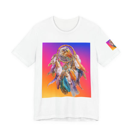 Dreamcatcher Vibes Unisex Tee - Boho Style, Festival Wear, Dreamer Gift, Spiritual Apparel, Summer Top, Unique Graphic T-Shirt