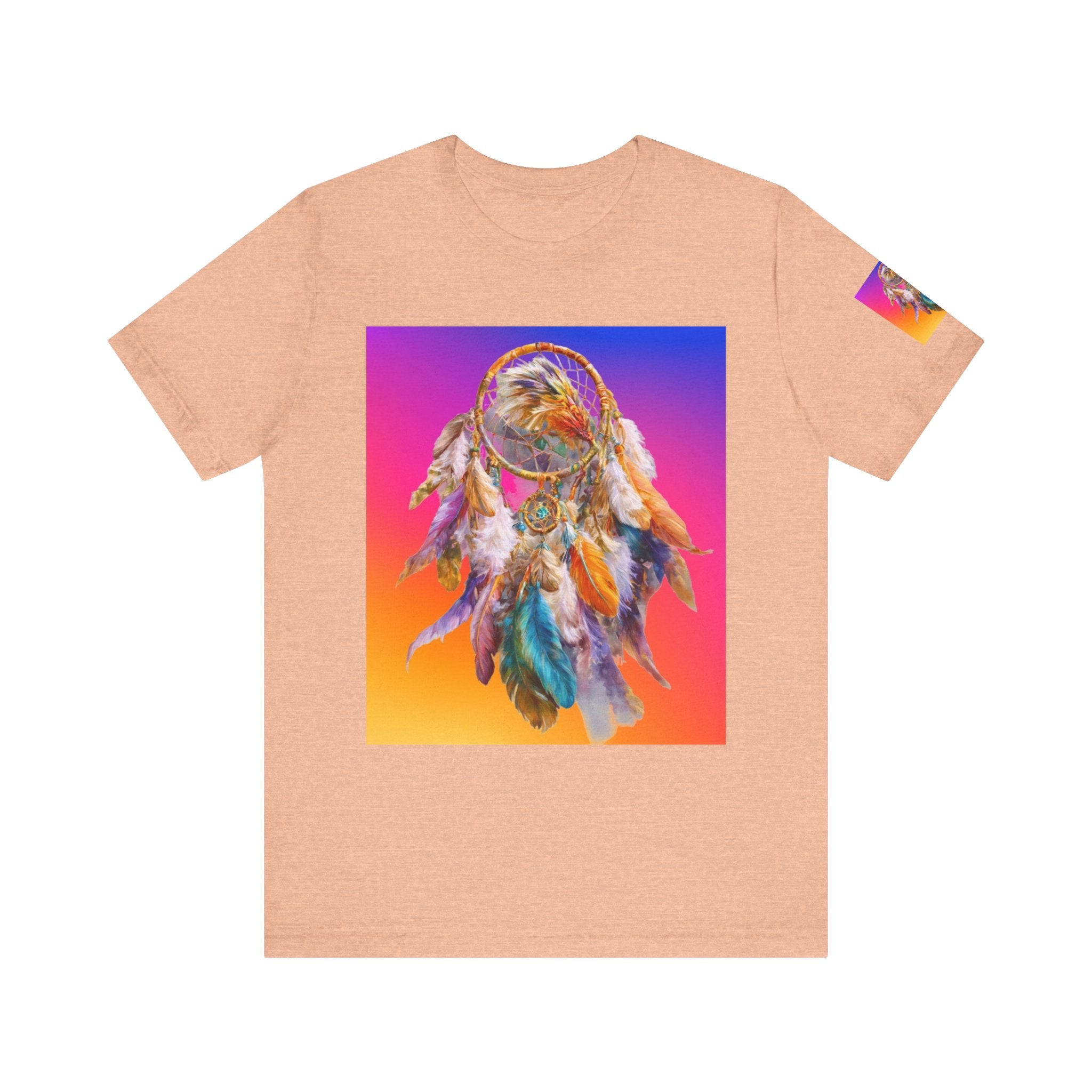 Dreamcatcher Vibes Unisex Tee - Boho Style, Festival Wear, Dreamer Gift, Spiritual Apparel, Summer Top, Unique Graphic T-Shirt