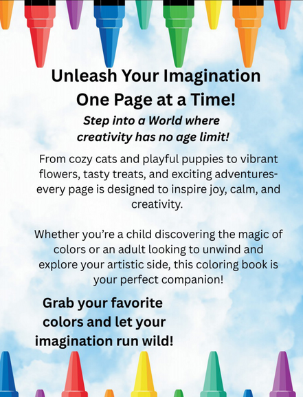 Color My World: I LUV EZ Coloring Book