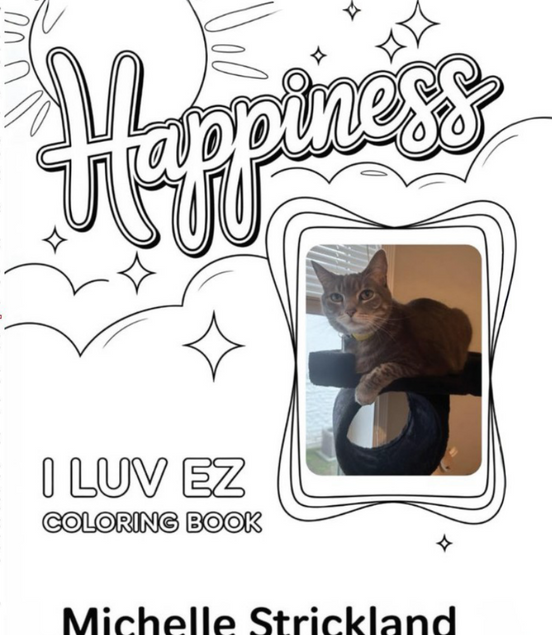 Happiness: I LUV EZ Coloring Book
