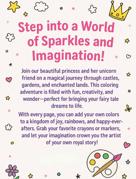Princess: I LUV EZ Coloring Book