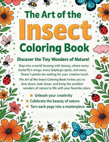 The Art of the Insect: I LUV EZ Coloring Book